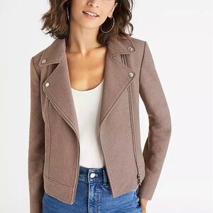 Ann Taylor / Loft Transitional Fall & Winter Jacket with Silver details